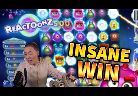 INSANE WIN!!! Reactoonz MEGA WIN – Casino Games from MrGambleSlot Live Stream