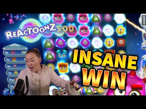 INSANE WIN!!! Reactoonz MEGA WIN – Casino Games from MrGambleSlot Live Stream