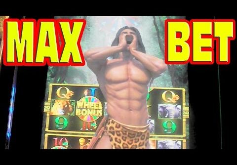 MULTI SPIN WIN!!! TARZAN SLOT BIG WIN MAX BET!!