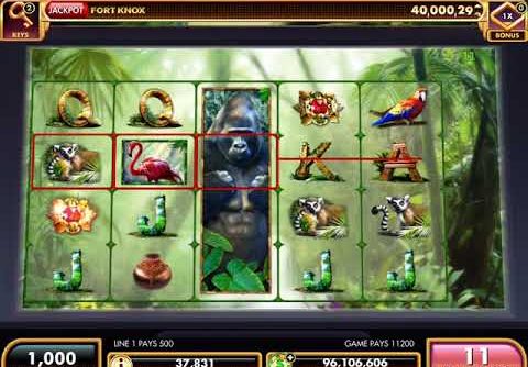 JUNGLE RICHES Video Slot Casino Game with a “MEGA WIN” FREE SPIN BONUS