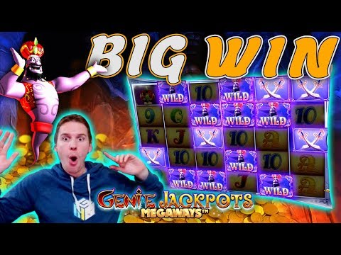 BIG WIN on Genie Jackpots Megaways Slot – £10 Bet!
