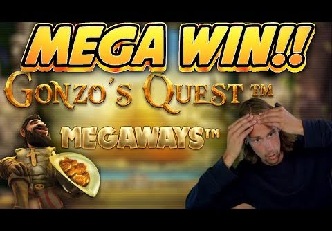 MEGA WIN!!!! GONZOS QUEST MEGAWAYS BIG WIN –  Casino slot from Casinodaddy LIVE STREAM