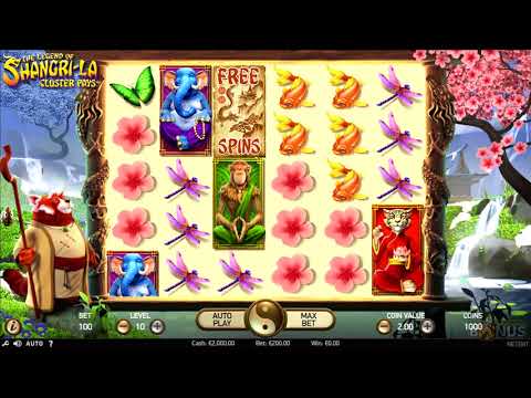 The Legends of Shangri La Slot – BIG WIN & Game Play – by NetEnt
