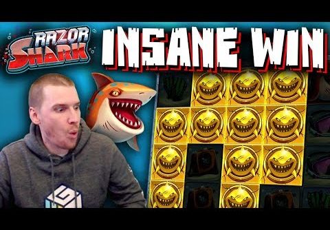 INSANE WIN on Razor Shark Slot – £10 Bet!