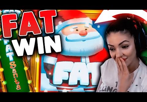 Streamer Mega Win on Fat Santa Slot – TOP 3 BEST WINS OF THE DAILY !