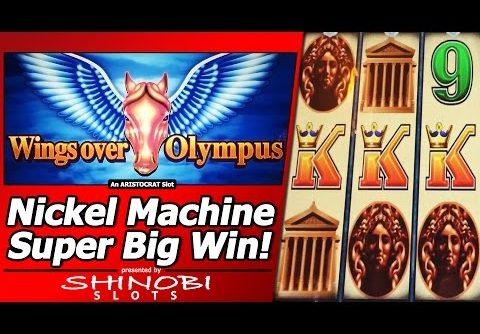 Wings Over Olympus Slot – Super Big Win, Nickel Denomination
