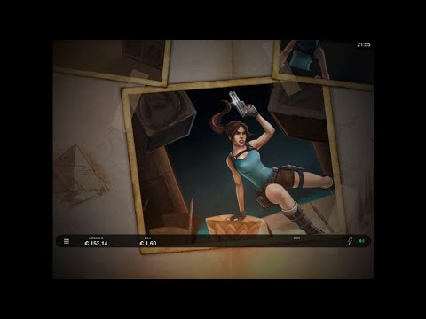 Lara Croft Temple And Tombs Bonus Feature (MEGA WIN)