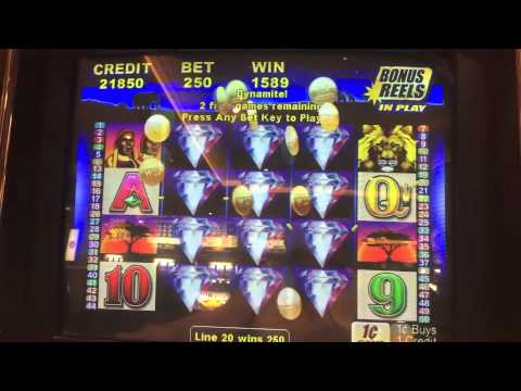 50 Lions Slot Machine-2 bonuses and a BIG WIN at the end!