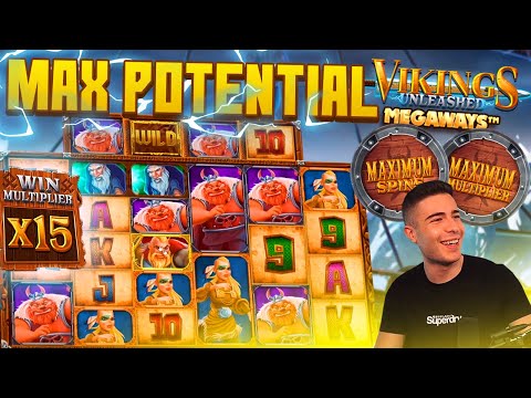 VIKINGS UNLEASHED MEGAWAYS BONUS BUY – MAX MULTI & SPINS | BIG WIN ON BLUEPRINT ONLINE SLOT MACHINE