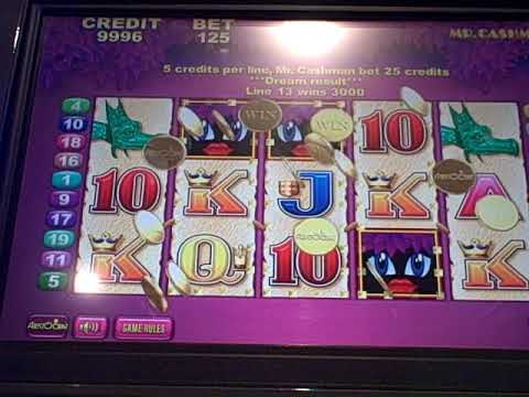 Mr. Cashman mega slot win Magic Eyes Dragons all the way baby!!