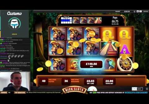 SUPER MEGA WIN on Montezuma Slot – £0.90 Bet