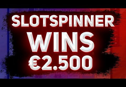 SLOTSPINNER HUGE WINS €2 000 | BIG WIN IN CASINO