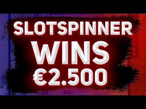 SLOTSPINNER HUGE WINS €2 000 | BIG WIN IN CASINO