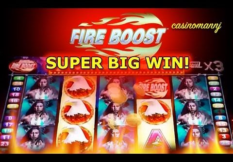 Fire Boost – *SUPER BIG WIN* – +RETRIGGER – Slot Machine Bonus