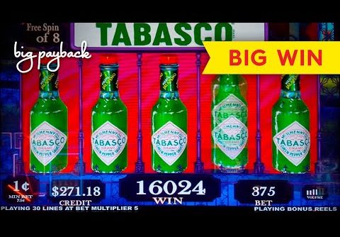 AWESOME, YEAH! Tabasco Brand Slot – BIG WIN, ALL FEATURES!