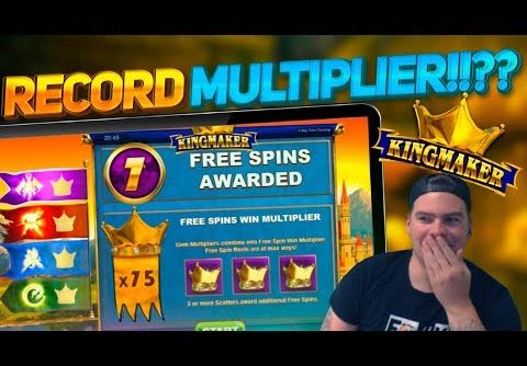 YOUTUBE RECORD MULTIPLIER ON KINGMAKER?? HUGE PROFIT!!