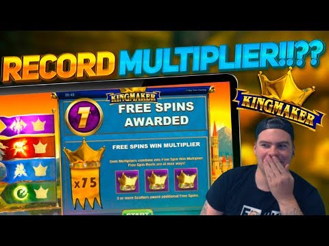 YOUTUBE RECORD MULTIPLIER ON KINGMAKER?? HUGE PROFIT!!