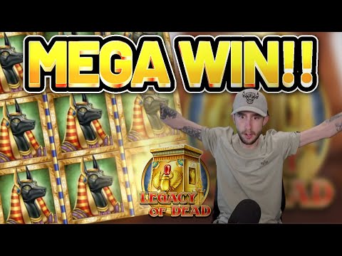 MEGA WIN! LEGACY OF DEAD BIG WIN – Casino Slot from Casinodaddys live stream