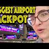 My BIGGEST Slot Machine JACKPOT HANDPAY at Las Vegas Airport!