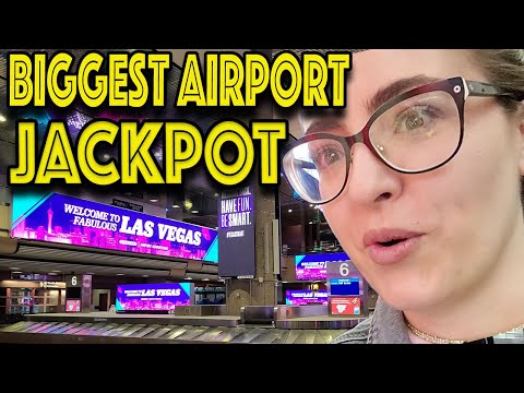 My BIGGEST Slot Machine JACKPOT HANDPAY at Las Vegas Airport!