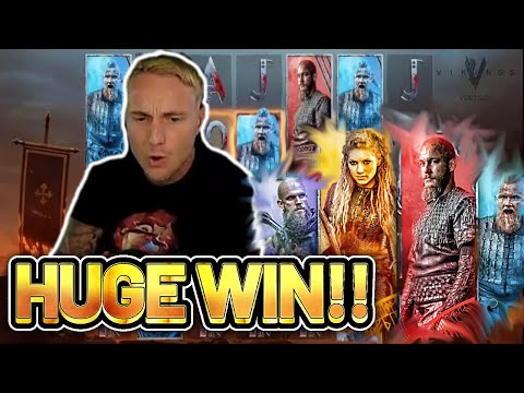 HUGE WIN! VIKINGS BIG WIN – €5 bet on Casino Slot from CASINODADDY