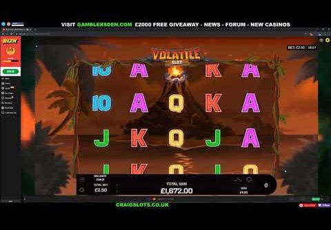 ‘Volatlie Slot’ Epic Big Win and Bonus