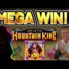 MEGA WIN! MOUNTAIN KING BIG WIN –  Casino Slots from Casinodaddy LIVE STREAM