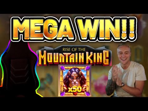 MEGA WIN! MOUNTAIN KING BIG WIN –  Casino Slots from Casinodaddy LIVE STREAM