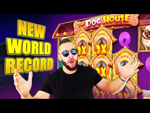 DeuceAce! New World Record 129,122 € in The Dog House slot! 5 Biggest Online Slots Wins!