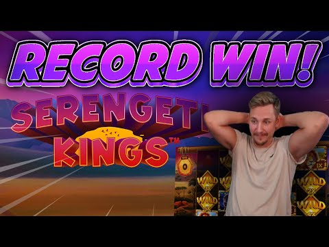 RECORD WIN!!! Serengeti Kings BIG WIN – Casino Slots from Casinodaddys live stream