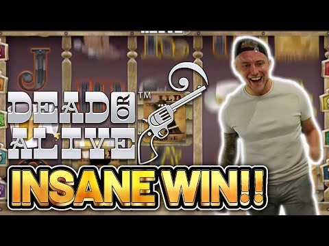 RECORD WIN! DEAD OR ALIVE BIG WIN – €9 BET ON CASINO Slot from CasinoDaddys LIVE STREAM