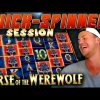 Big Wins during Curse of the Werewolf Megaways Session! (New Slot)