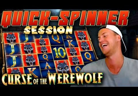 Big Wins during Curse of the Werewolf Megaways Session! (New Slot)