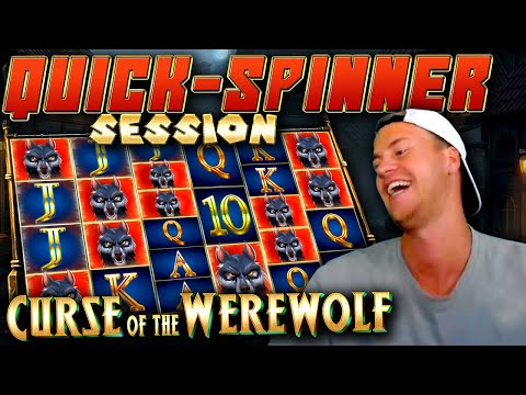 Big Wins during Curse of the Werewolf Megaways Session! (New Slot)