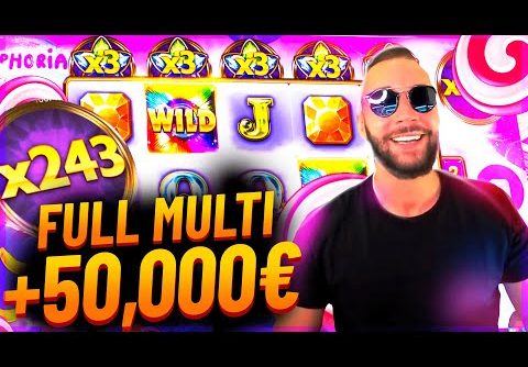 Streamer Super win +50 000€ on Euphoria slot – TOP 5 Mega wins of the week