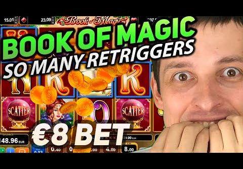 BIG WIN ON EGT SLOTS BOOK OF MAGIC