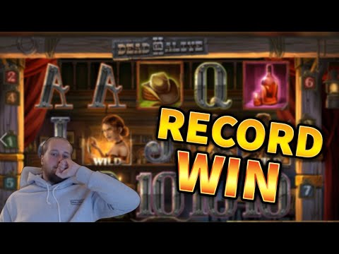 RECORD WIN!!! Dead or Alive Mega Win!! Casino Games from MrGambleSlot Live Stream