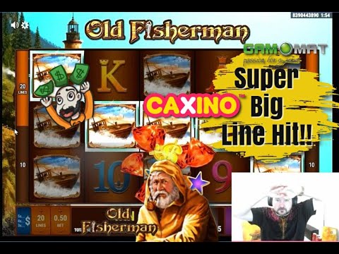Super Big Line Hit Win From Old Fisherman Slot!!