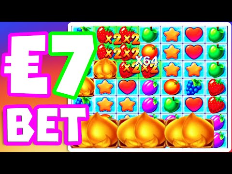 FRUIT PARTY🍓🍐🍊 SLOT BIG WIN CRAZY SESSION  INSANE €700 BONUS BUY CAN WE MAKE IT HAPPEN €7 BET‼️