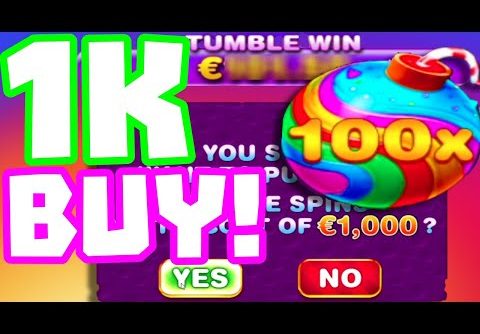 BIGGEST SLOT WIN😱YOU WILL EVER SEE ON THIS CHANNEL  SWEET BONANZA 1K BONUS BUY OMG UNREAL HIT‼️🔥