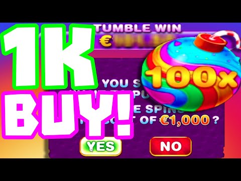 BIGGEST SLOT WIN😱YOU WILL EVER SEE ON THIS CHANNEL  SWEET BONANZA 1K BONUS BUY OMG UNREAL HIT‼️🔥