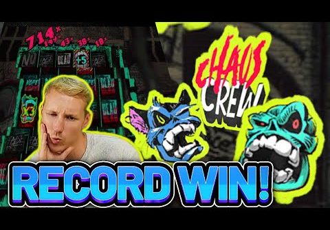 HUGE WIN! CHAOS CREW BIG WIN – CASINO Slot from CasinoDaddys LIVE STREAM