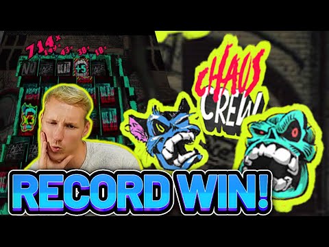 HUGE WIN! CHAOS CREW BIG WIN – CASINO Slot from CasinoDaddys LIVE STREAM