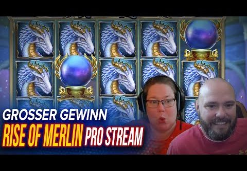 SLOT RISE OF MERLIN MEGA WIN IN CASINO / STREAMERS BIGGEST WINS