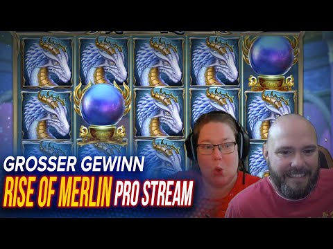 SLOT RISE OF MERLIN MEGA WIN IN CASINO / STREAMERS BIGGEST WINS