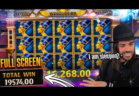 ROSHTEIN Full Screen Win  on Wings of Ra slot – TOP 5 Mega wins of the week