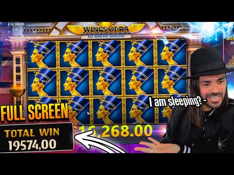 ROSHTEIN Full Screen Win  on Wings of Ra slot – TOP 5 Mega wins of the week