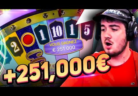 Bidule Record win 251 000€ on Crazy Time slot – TOP 5 mega wins in casino online