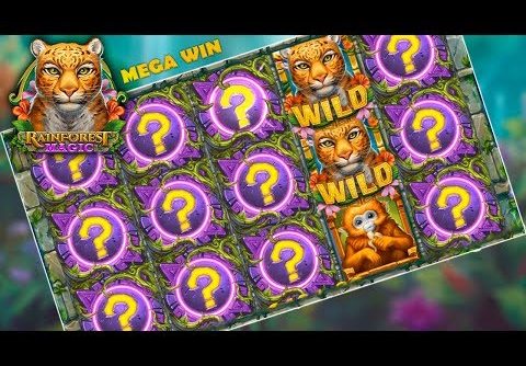 MEGA WIN ON RAINFOREST MAGIC (4 Mystery Reels – Play’n GO)