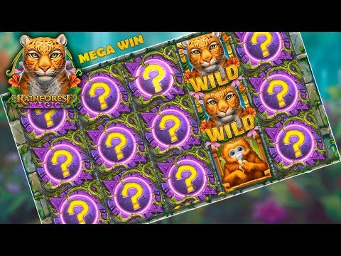 MEGA WIN ON RAINFOREST MAGIC (4 Mystery Reels – Play’n GO)